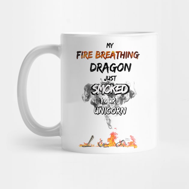 Fire Breathing Dragon with Image by SammysCreations